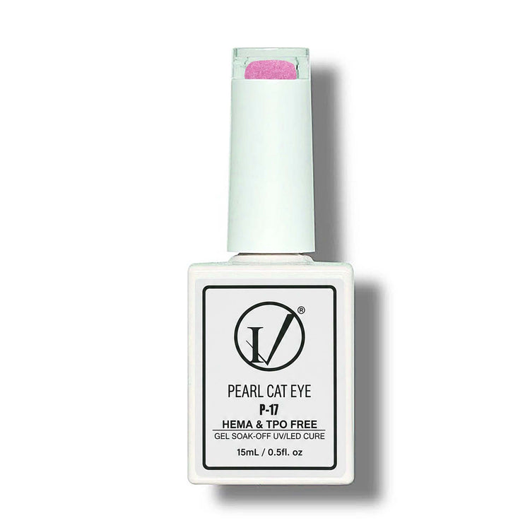 Gel Semi-Permanent Ivanca Soak Off Effet Œil de Chat Nacré 17