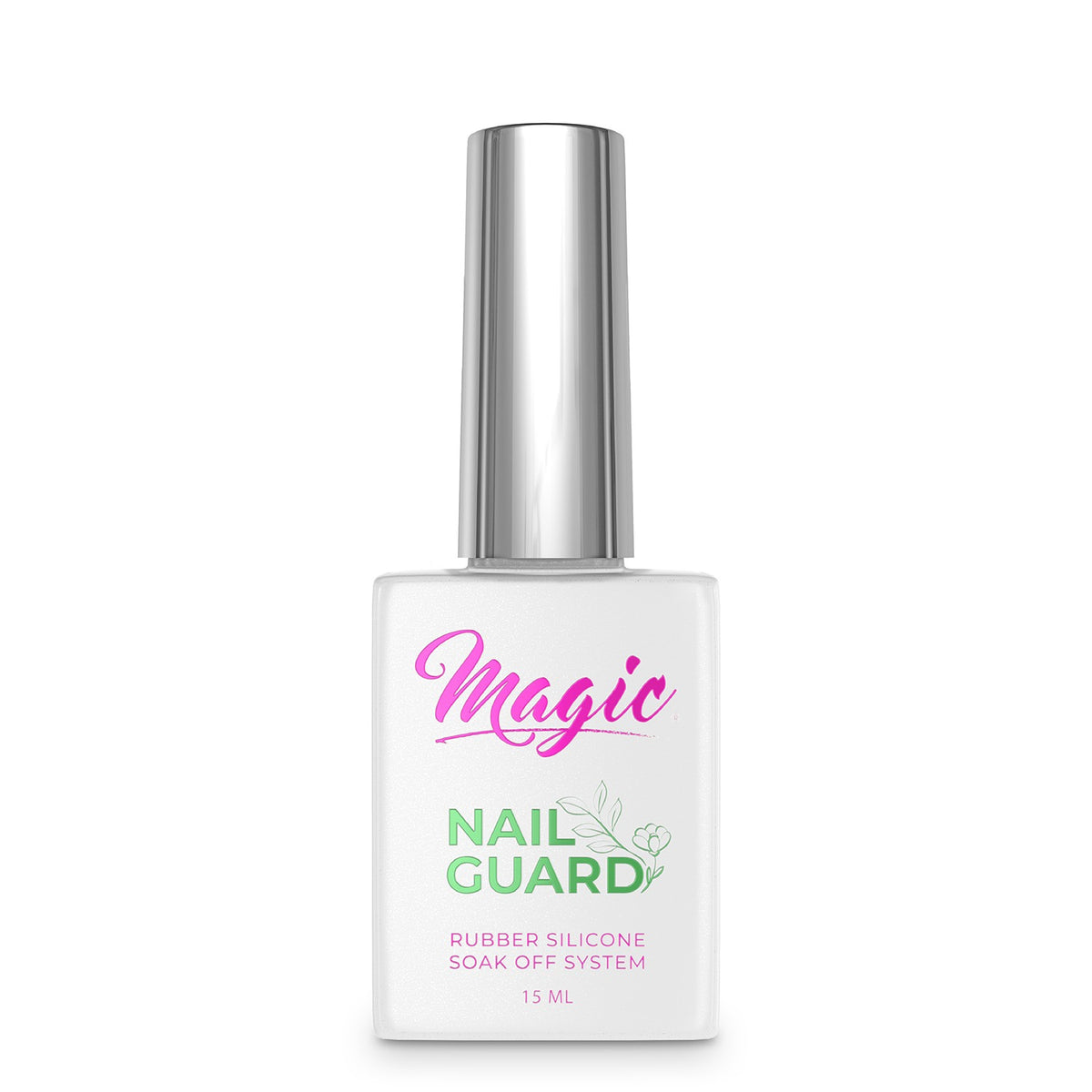 Gel đắp móng Magic Builder Gel NailGuard 15ml, lớp phủ bóng kính không dính