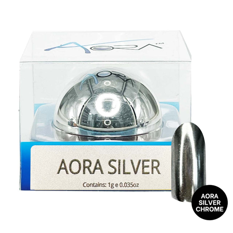 Aora Chrome Powder 1g Silver 80296