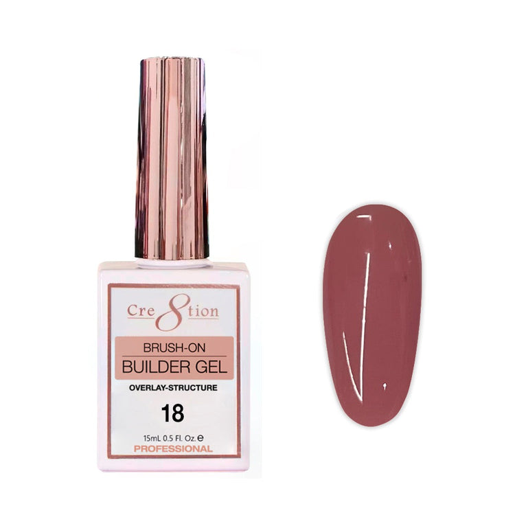 Cre8tion Overlay Brush-on Builder Gel #18 0916-1195