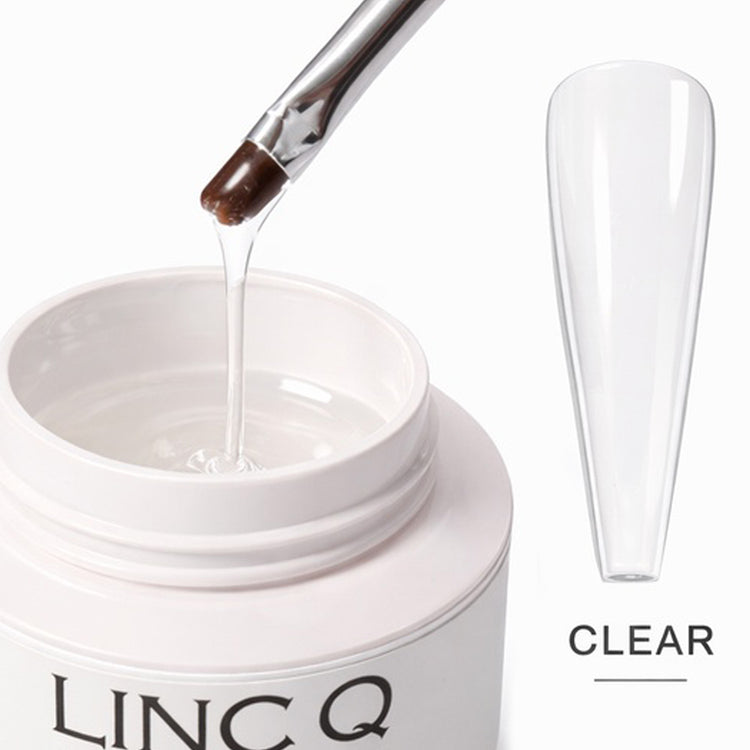Linc Q No Burn Soak Off Builder Gel 2 fl oz Clear 19573