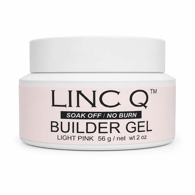 Linc Q No Burn Soak Off Builder Gel 2 fl oz Light Pink19574