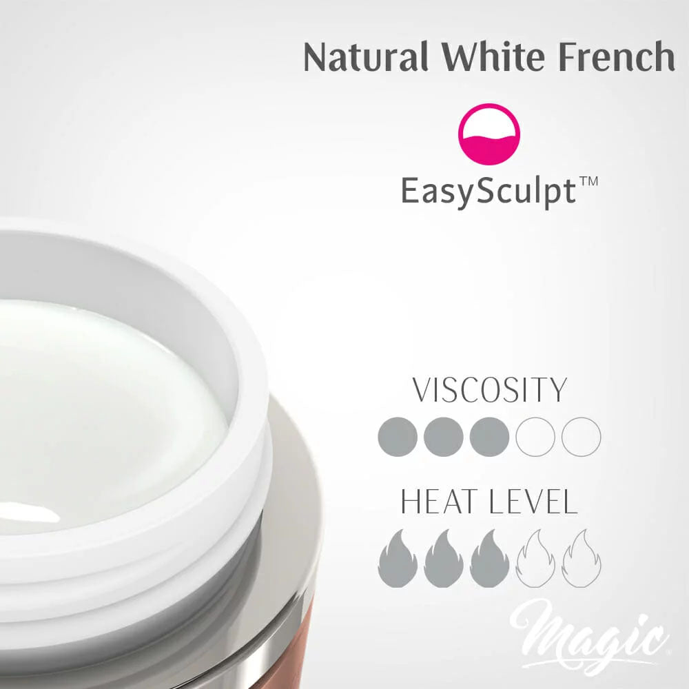 Magic Gel Builder Gels Natural White French 15ml 36940