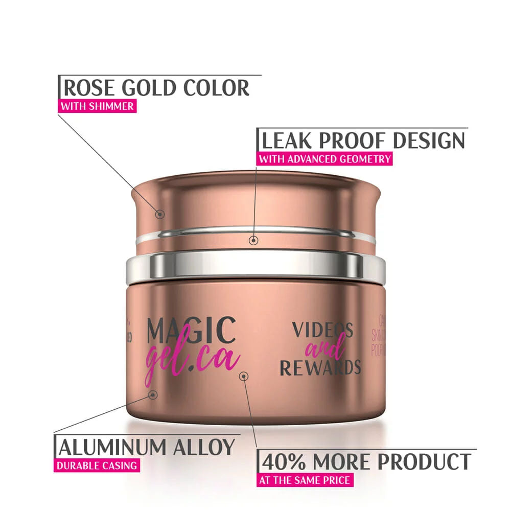 Magic Gel Builder Gels Natural White French 15ml 36940