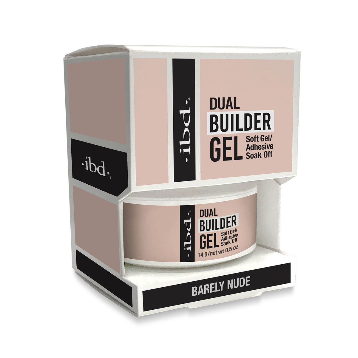 Bộ Sản Phẩm Gel Đắp Ibd Soak Off Dual Builder - Barely Nude 37437