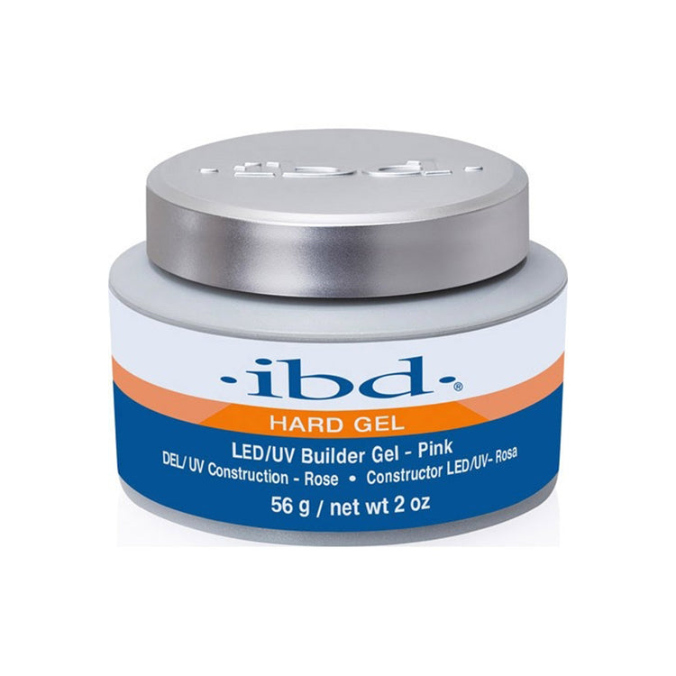 Ibd Hard Gel LED/UV Builder Gel - Pink 56g/2 oz #56832