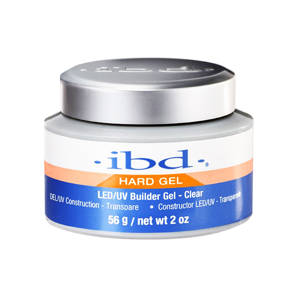 Ibd Hard Gel LED/UV Builder Gel - Trong suốt 2 oz/56 g #61178