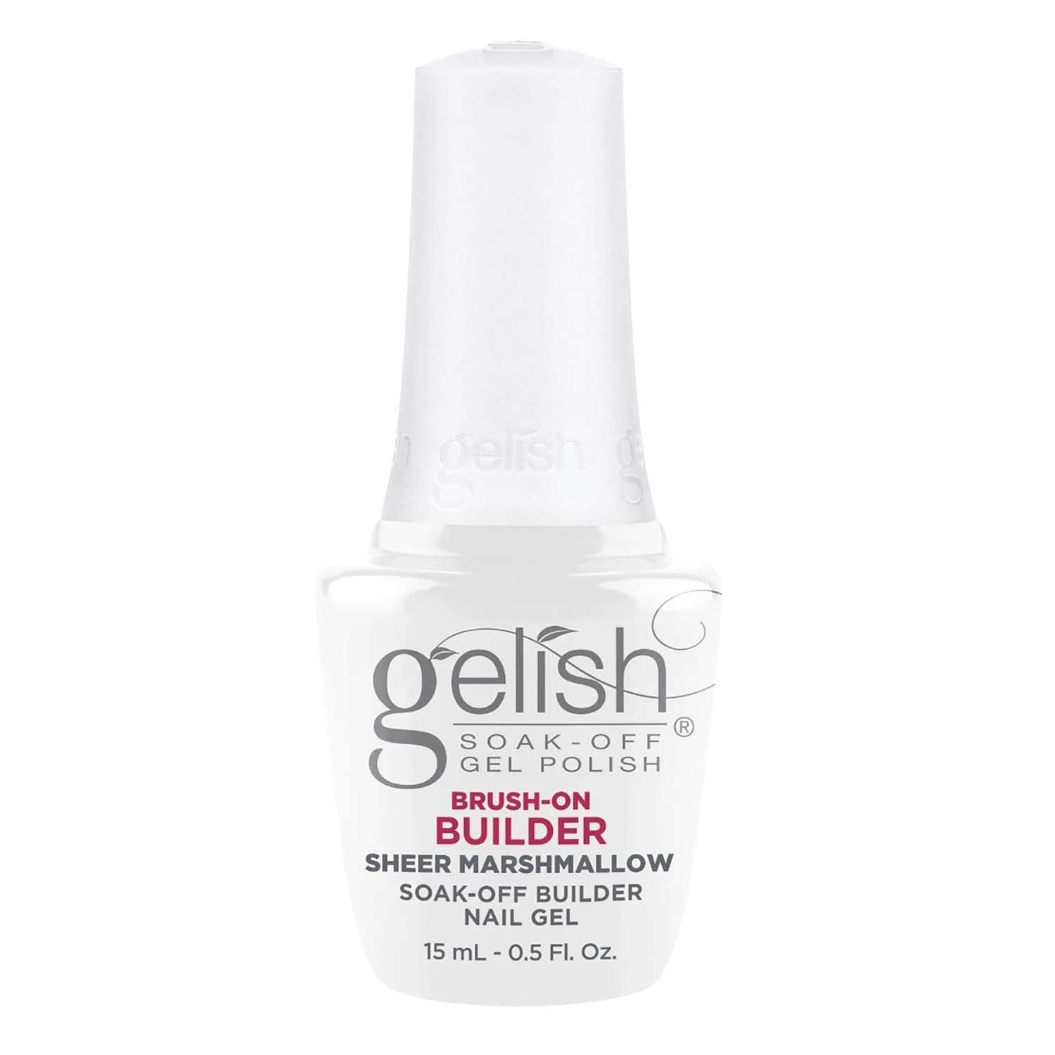Gelish Soak-Off Brush-On Builder Gel Sheer Marshmallow 61216