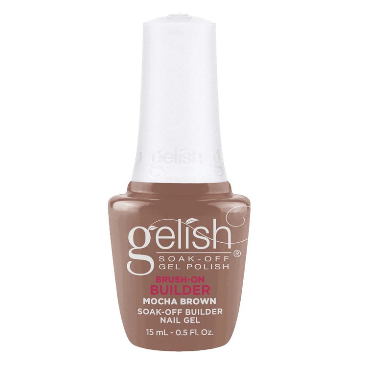 Gelish Brush-On Builder Gel - Mocha Brown 1148145