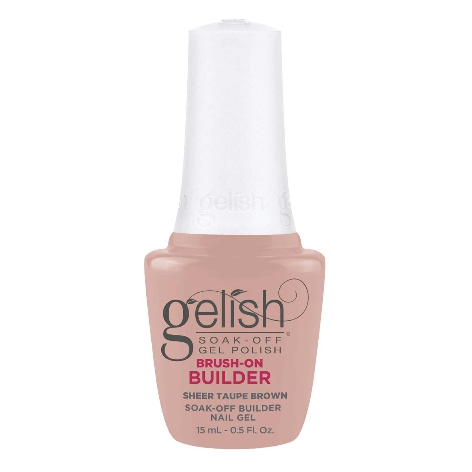 Gelish Brush-On Builder Gel Sheer Taupe Brown1148148