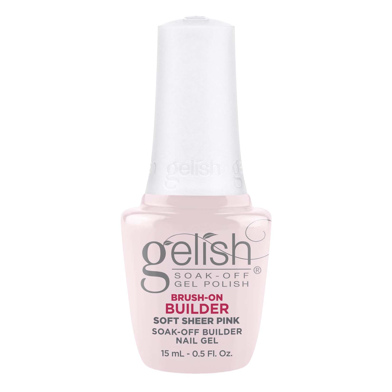 Gelish Soak-Off Brush-On Builder Gel Soft Sheer Pink 1148154