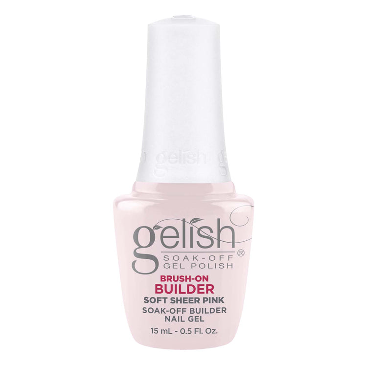 Gelish Soak-Off Brush-On Builder Gel Hồng Nhạt Trong Mờ 1148154