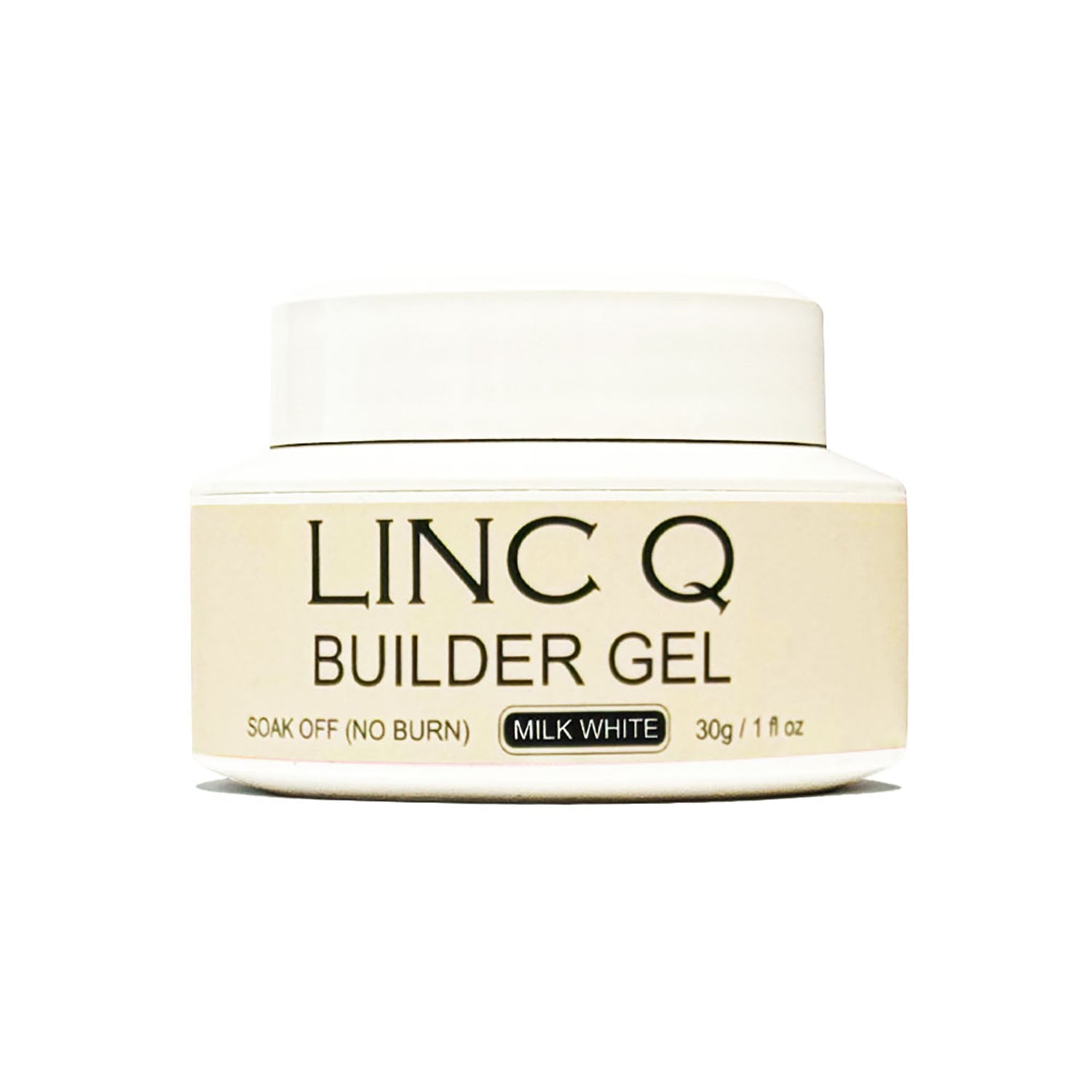 Linc Q No Burn Soak Off Builder Gel 1 fl oz Milky White69612