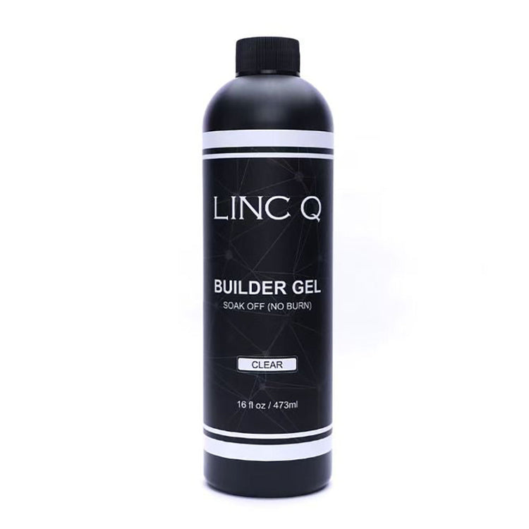Linc Q No Burn Soak Off Builder Gel 16 fl oz Clear 89493