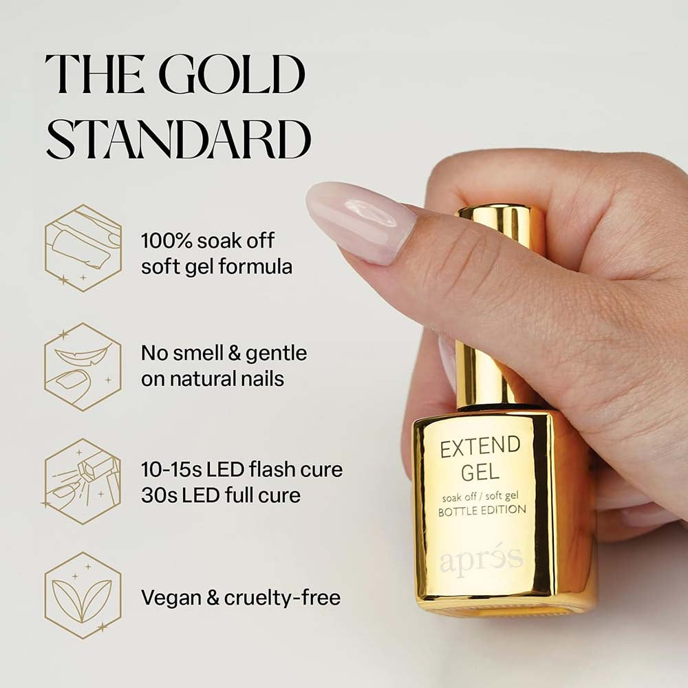 Apres Extend Gel Gold Flacon 1 fl oz /30ml APEX-B30/95664