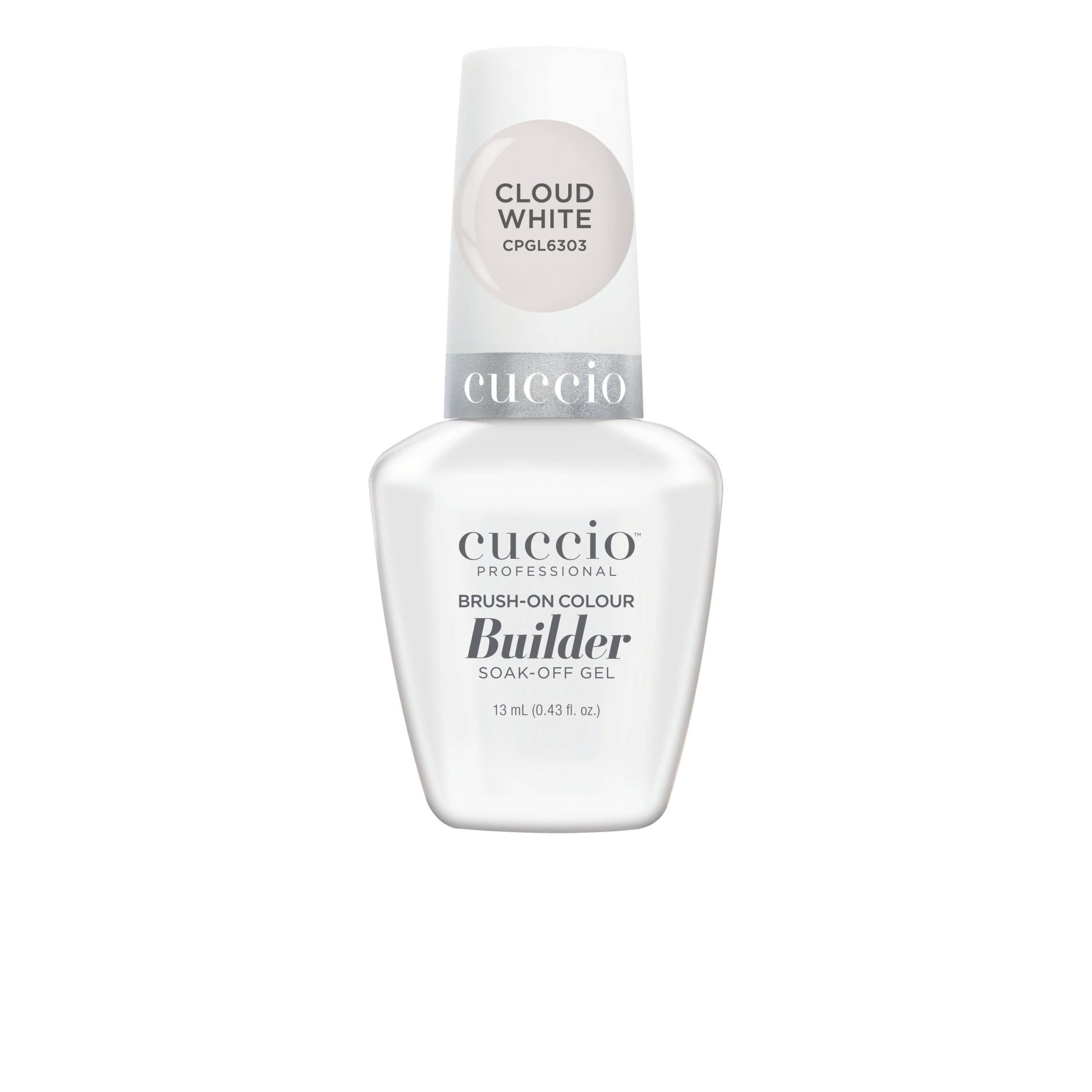 Cuccio LED/UV Brush-On Builder 0.43 oz -Cloud White CPGL6303
