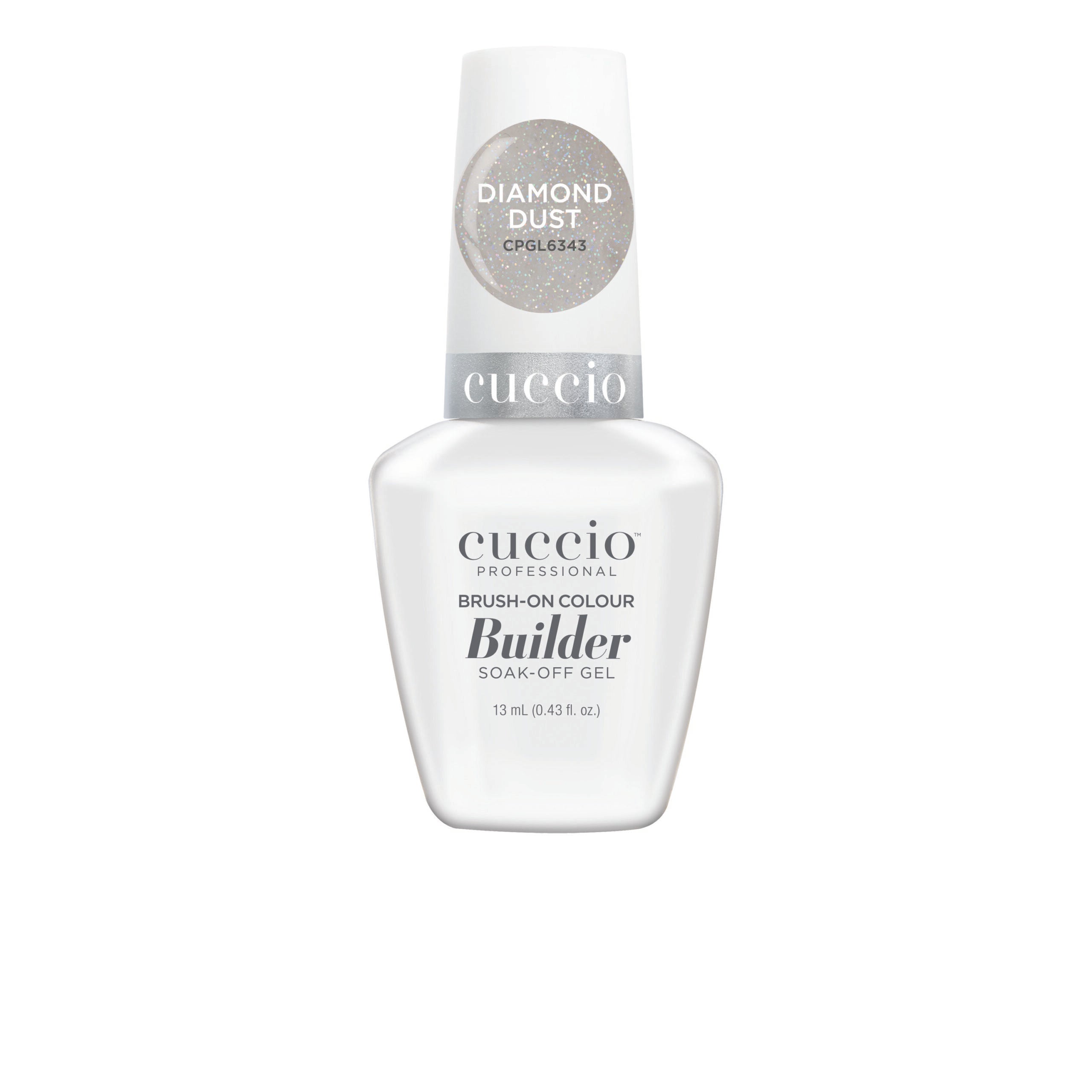 Cuccio LED/UV Brush-On Builder 0.43 oz Diamond Dust CPGL6343