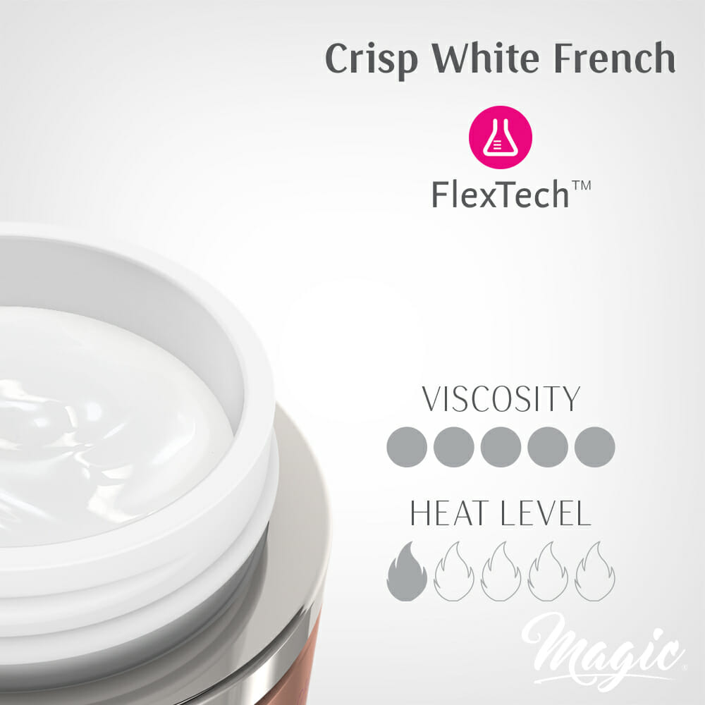 Gel đắp Magic Gel Builder Gels Crisp White French 15 ml