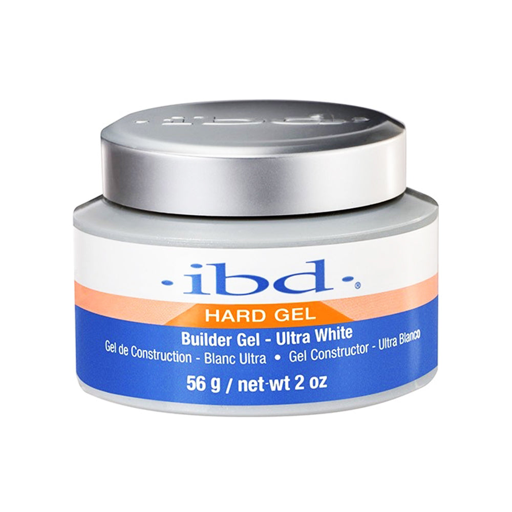 Ibd Hard Gel Builder Gel - Ultra White 2 oz. - 56g  #60404