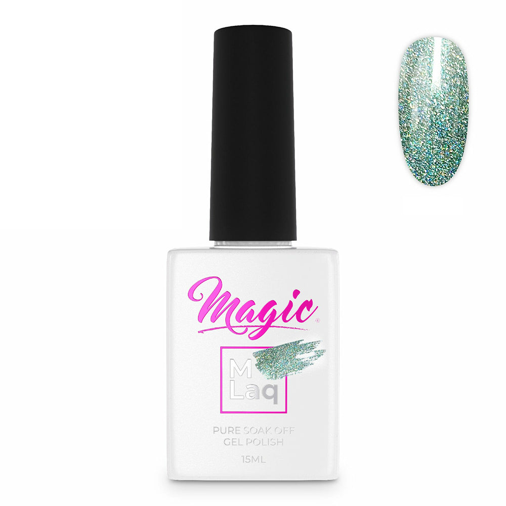 Magic Gel Polish MLaq 15 ml - Silver Sage #175