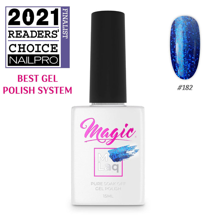 Magic Gel Polish MLaq 15 ml - Top Level #182