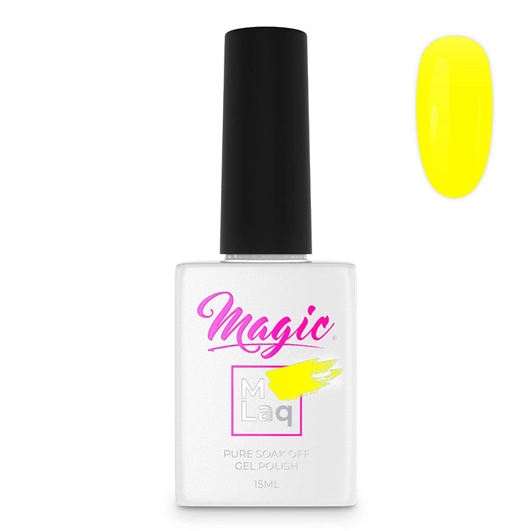 Magic Gel Polish MLaq 15 ml - Vibrant Yellow #237