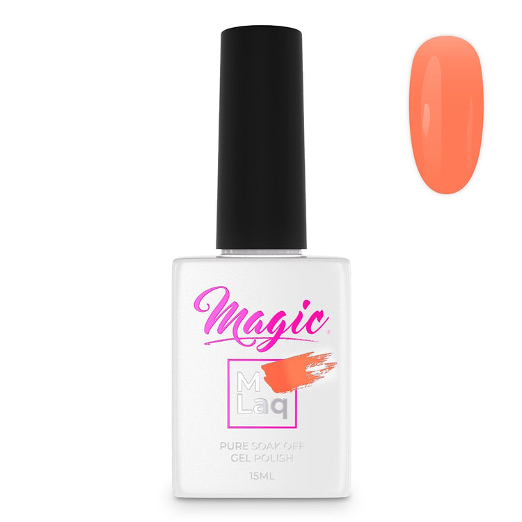Magic Gel Polish MLaq 15 ml - Vivid Orange #268