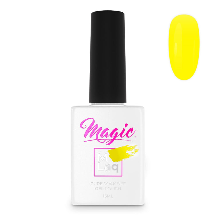 Magic Gel Polish MLaq 15 ml - Neon Yellow #284
