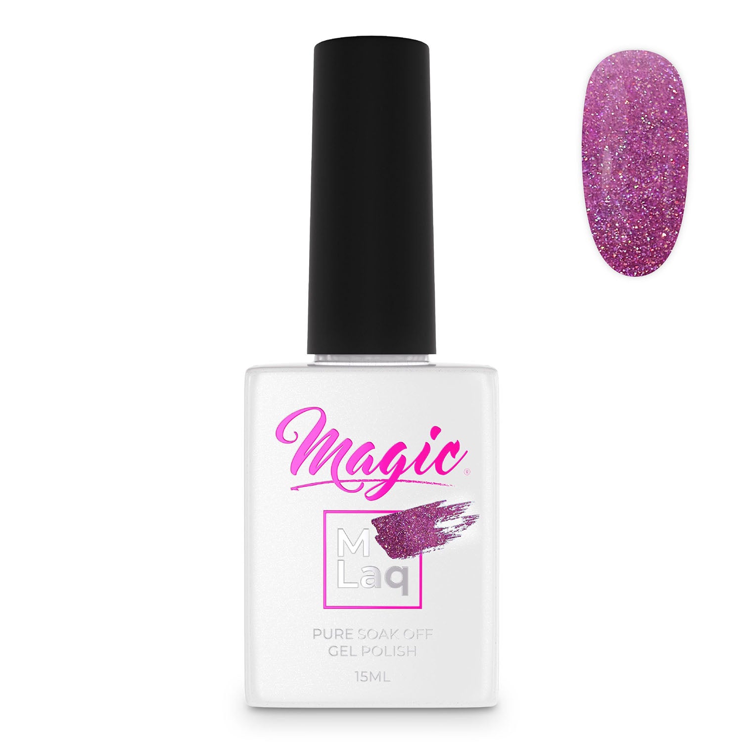 Magic Gel Polish MLaq 15 ml - Muted Magenta #311