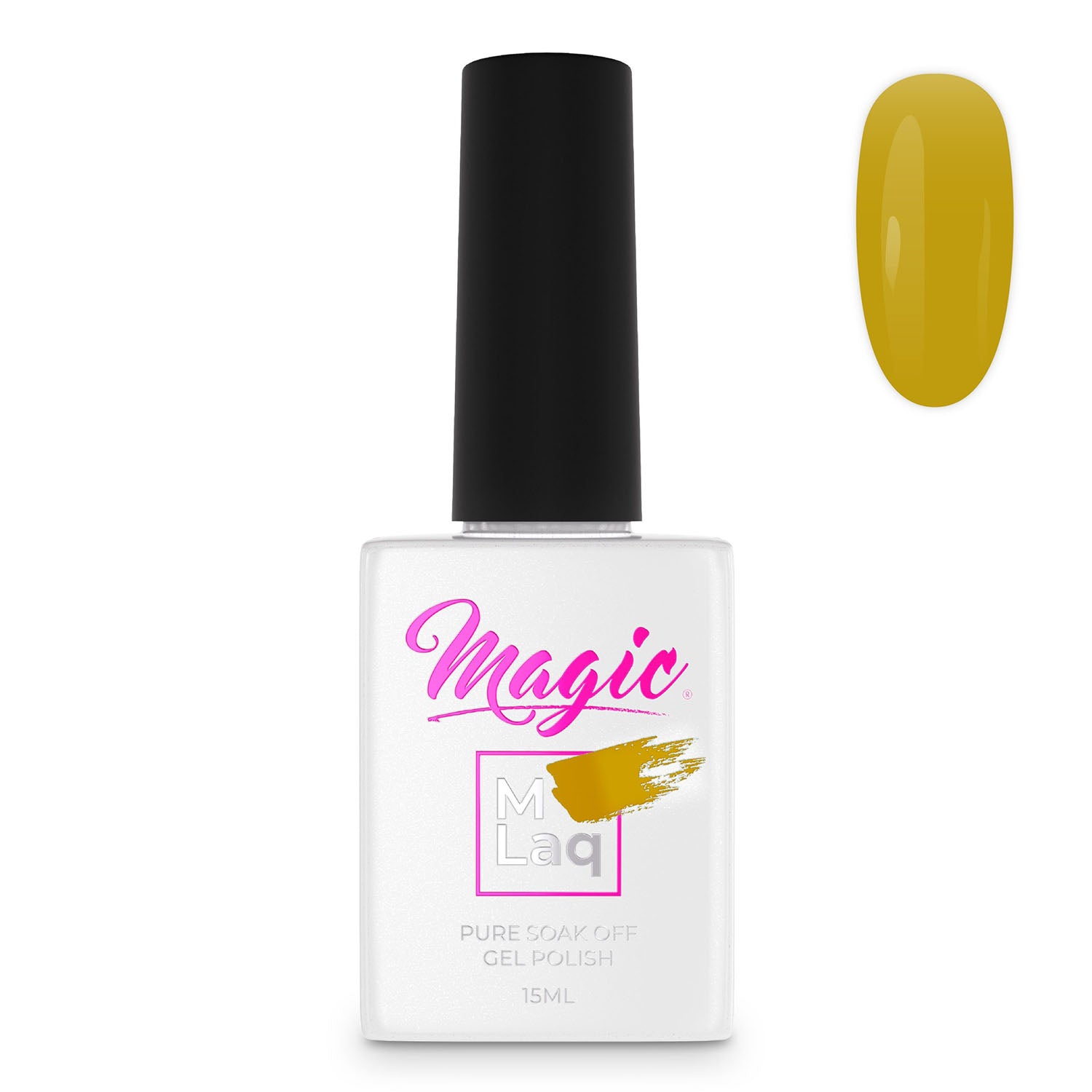 Magic Gel Polish MLaq 15 ml - Golden Olive #313