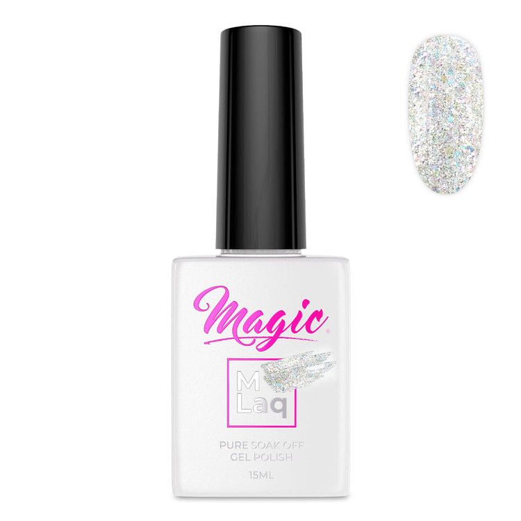 Magic Gel Polish MLaq 15 ml - Champagne Confetti #349