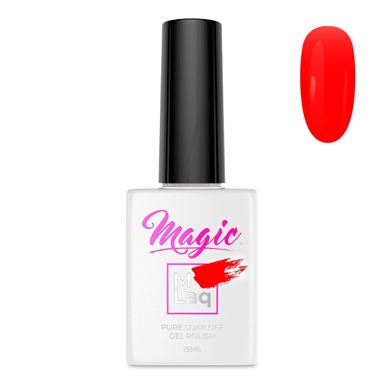 Magic Gel Polish MLaq 15 ml - Scarlet Sonnet #356