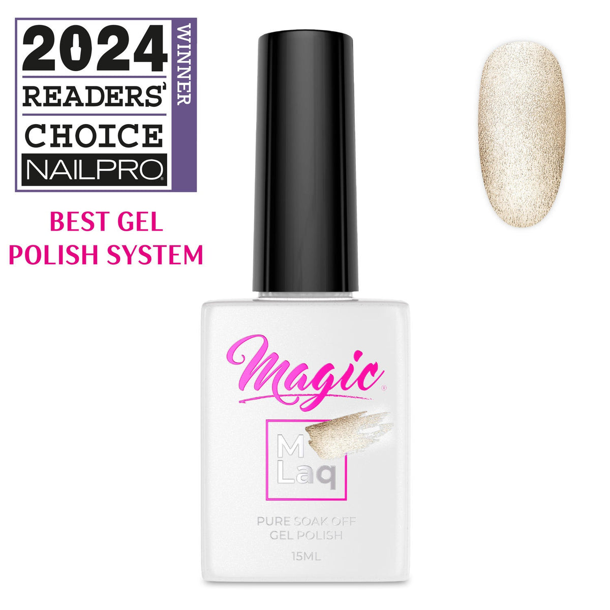 Sơn Gel Magic Gel Polish MLaq 15 ml - Mắt Mèo Vàng #378