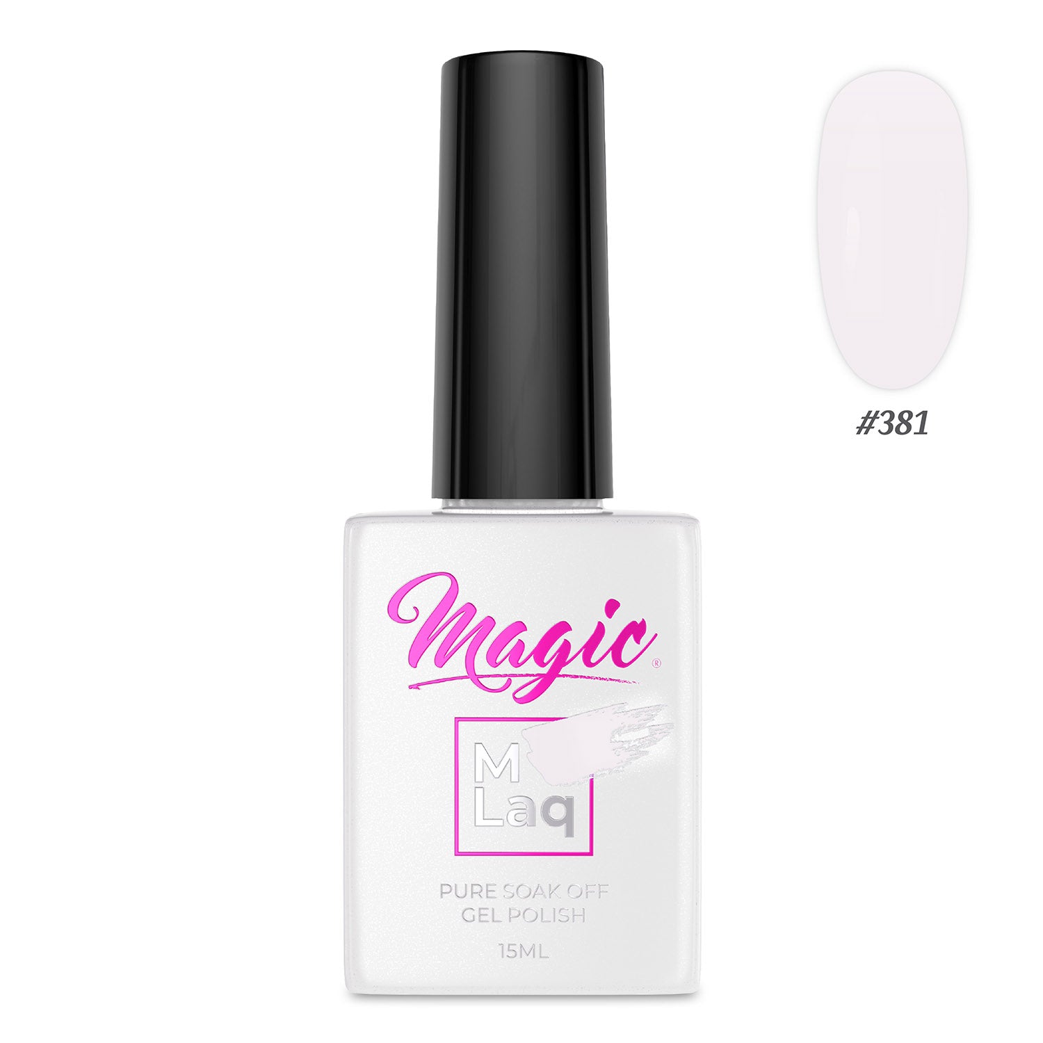 Magic Gel Polish MLaq 15 ml - Wispy Beige #381