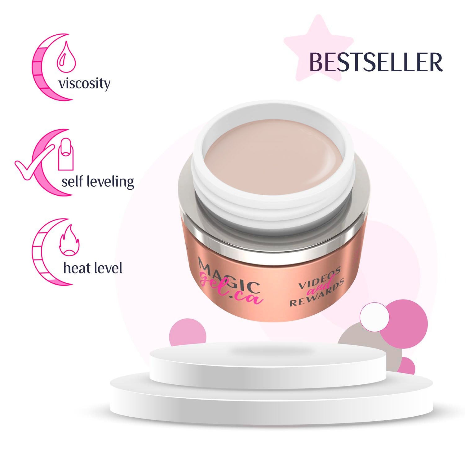 Magic Gel System Acrygel Nude 15 ml M01057