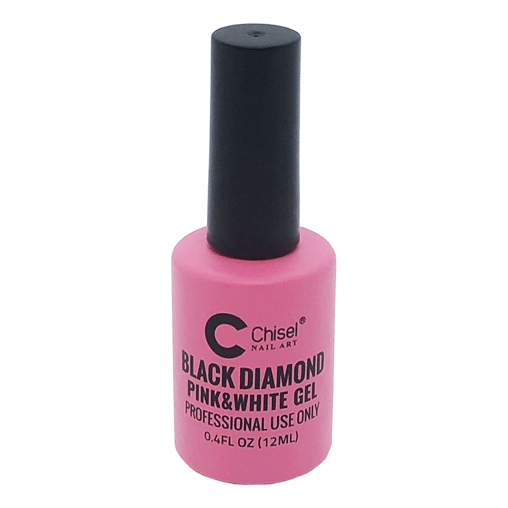 Chisel Black Diamond Pink & White Gel Top Coat 0,4 oz17805