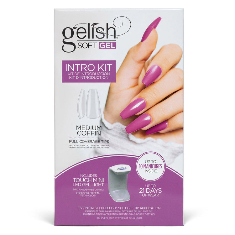 Gelish Soft Gel Intro Kit Medium Coffin 1270002