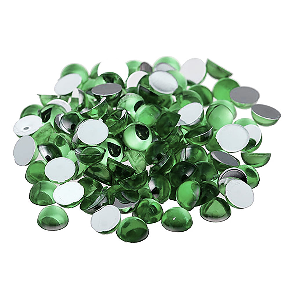 Artistic Gems Round Rhinestone 144ct - Green 00104