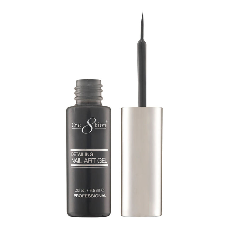 Cre8tion Detailing Nail Art Gel 0.33 oz - 16 Grey 0916-1251
