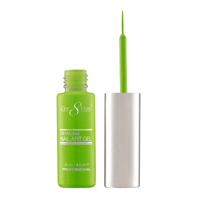 Cre8tion Detailing Nail Art Gel 0.33 oz - 21 Lime 0916-1256