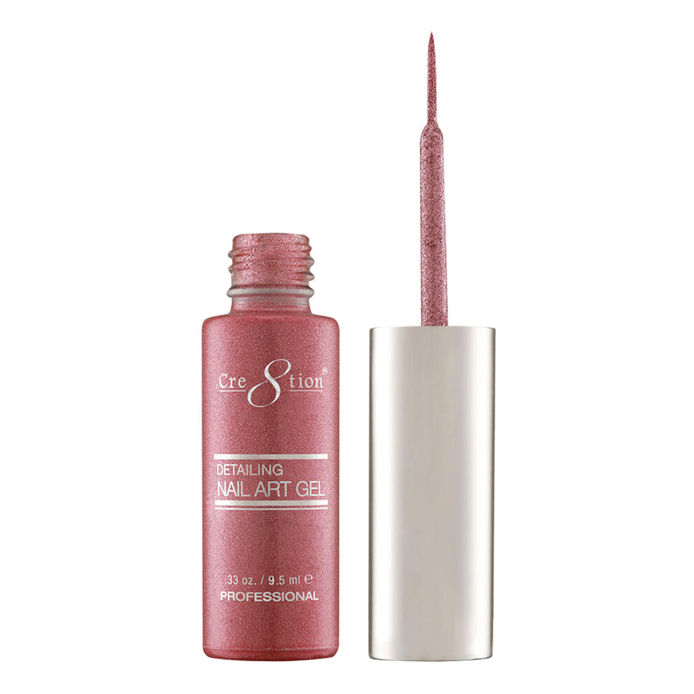 Cre8tion Detailing Nail Art Gel 0.33oz 24 Fine Rose Gold
