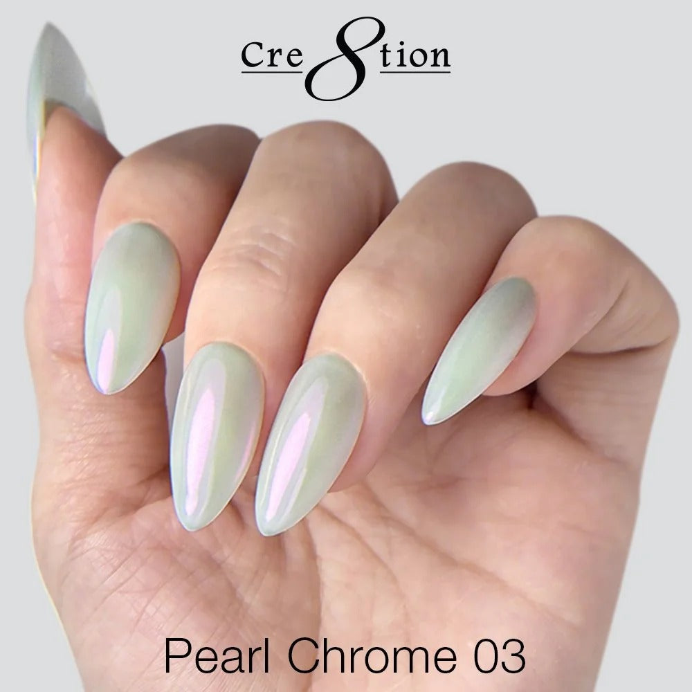 Cre8tion Nail Art Effect Pearl Chrome 1g 1101-1301