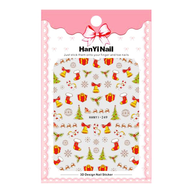Cre8tion Nail Art Sticker Christmas H03 1101-1101