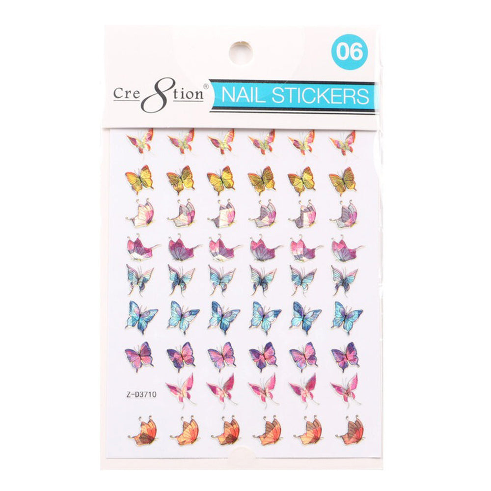 Cre8tion Nail Art Sticker Butterfly 06 1101-1114