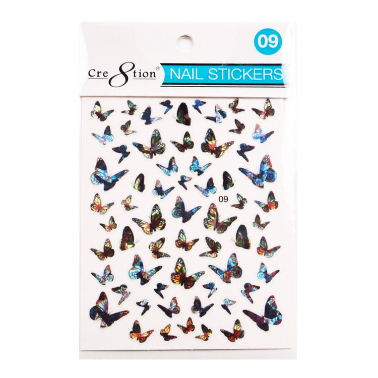Cre8tion Nail Art Sticker Butterfly 09 1101-1117