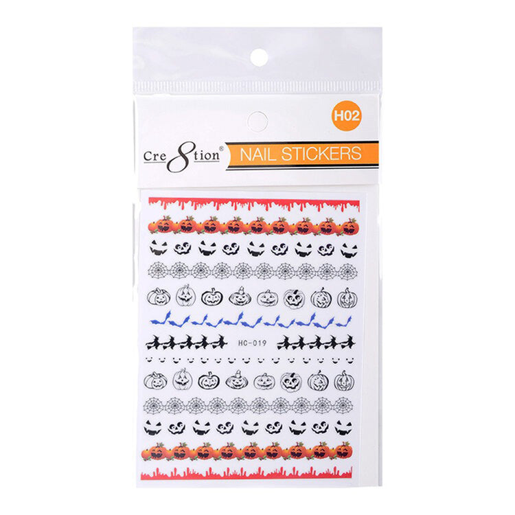 Cre8tion Nail Art Sticker Halloween H02 1101-1143