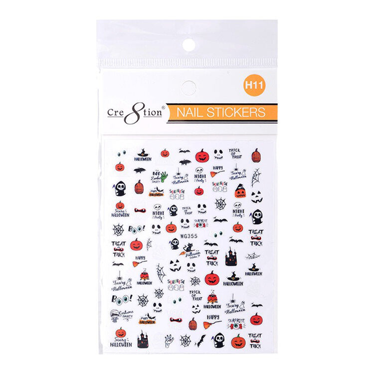 Cre8tion Nail Art Sticker Halloween H11 1101-1156