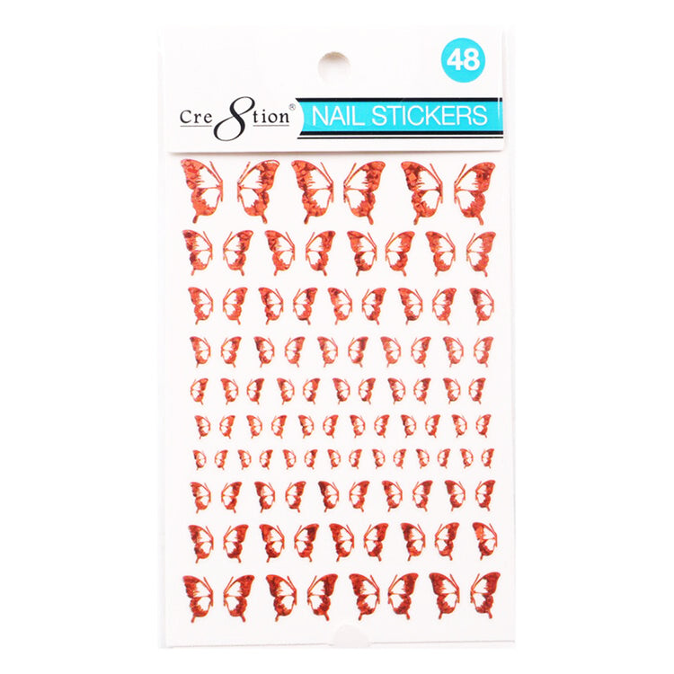 Cre8tion Nail Art Sticker Butterfly 48 1101-1179