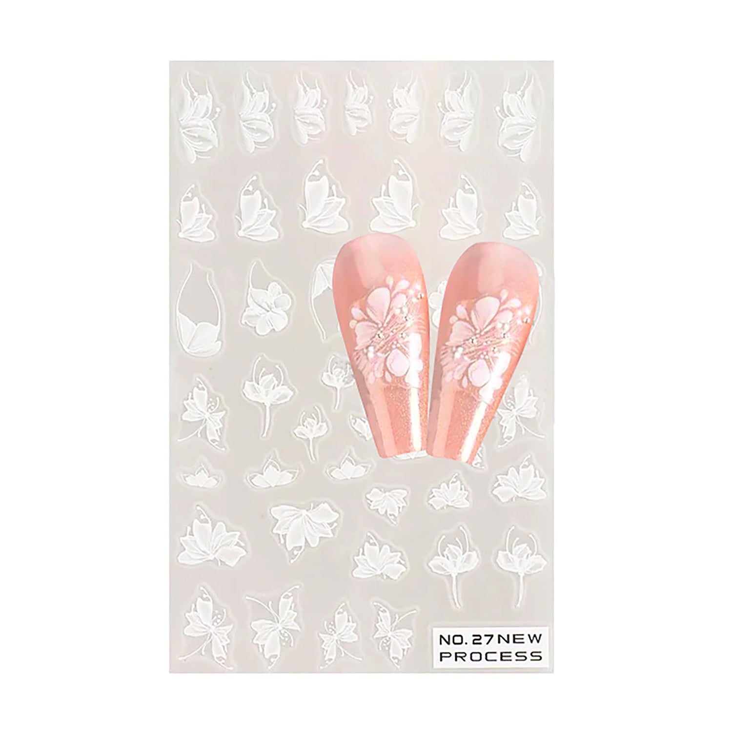 3D Nail Art Stickers Airbrush Gradient Effect 21720