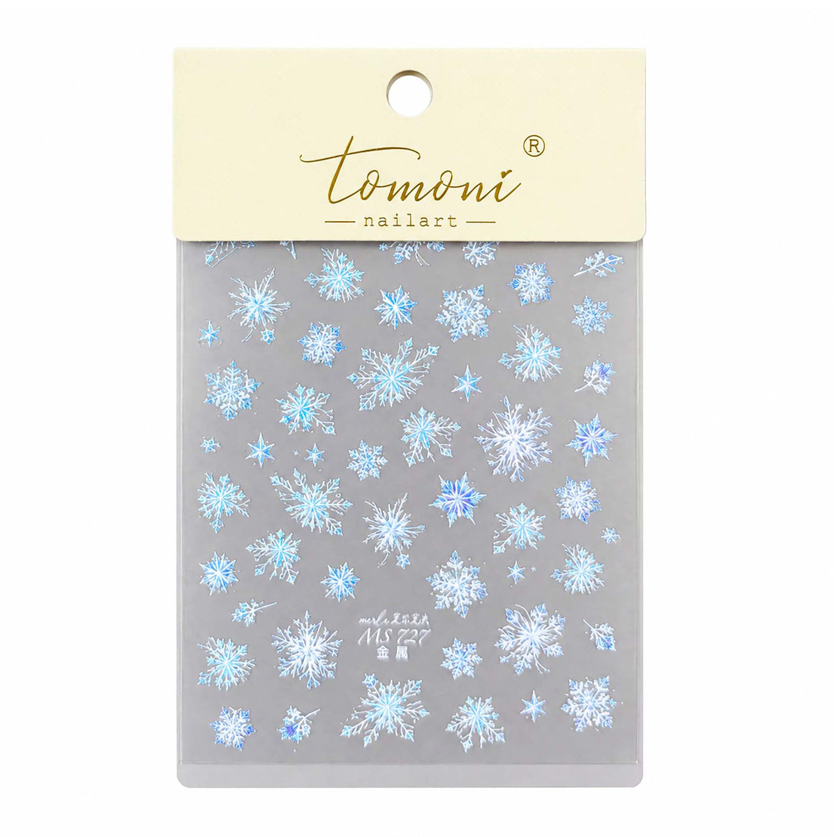 Nail Art Stickers Flying Snowflakes 50727